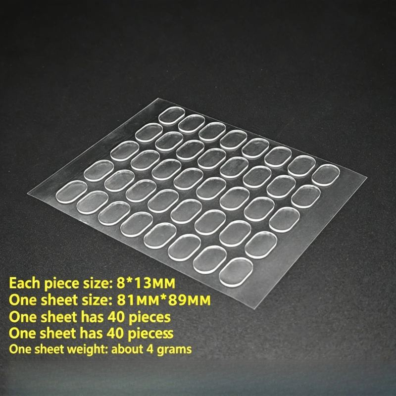 Removable Double Sided Gel Glue Pads Clear Sticky Glue for Plastic Surfaces Action Figures Posters Wall Hanging Dots