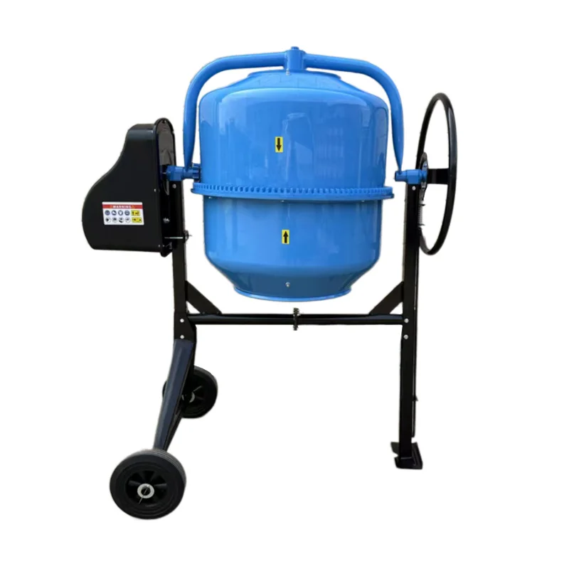 Wholesale 220V Electric Mini Mixer High Quality Portable Concrete Cement Mixer 180L-260L Movable Mixing Drum Factory Mixer