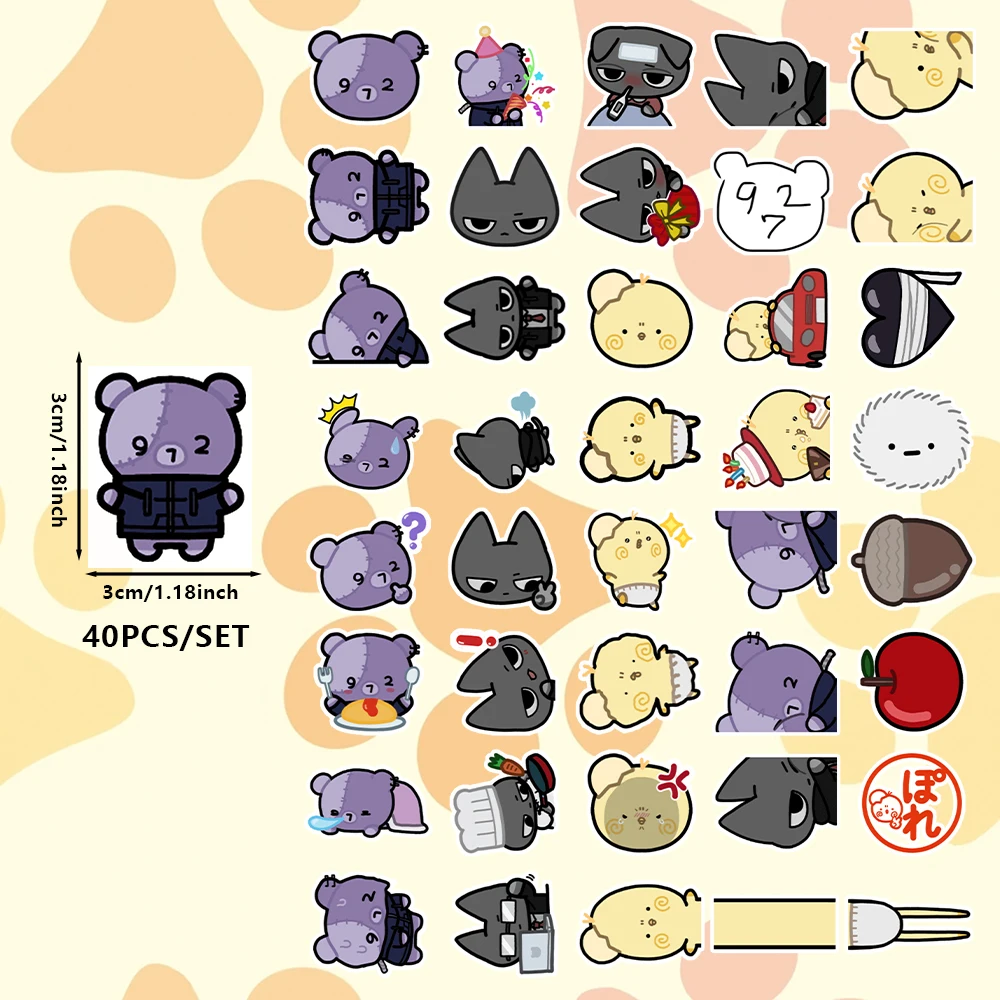 40 piezas de lindas pegatinas  - Sticker Luggage Decorative reseña y precio