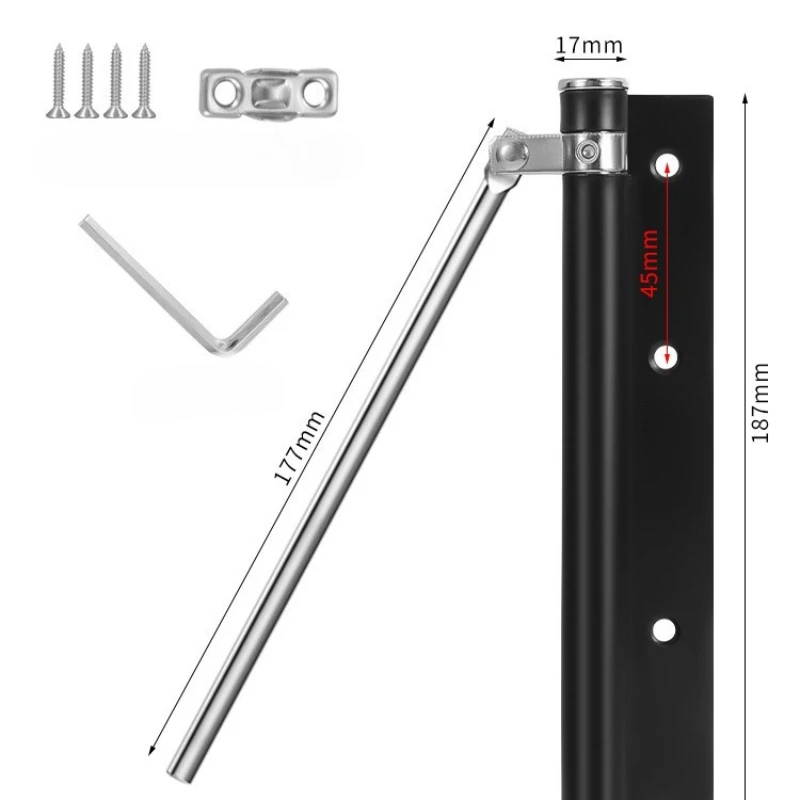 

1 set,stainless steel door closer,simple external opening device,automatic door closer,hydraulic buffer rebound closure device