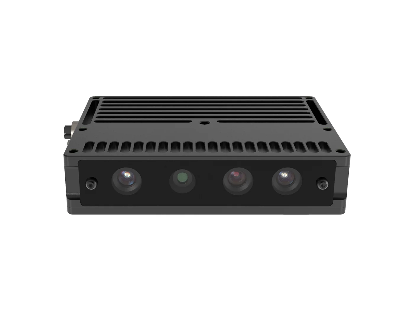 

Промышленная 3D-камера Percipio FM851-GI-E1, соответствующая стандарту IEC 60529 IP65, включает в себя двойную ИК-камеру, проектор структурированного света и RGB-камеру.