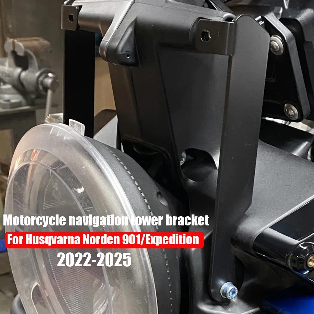 For Husqvarna Norden 901 2022-2025 Motorcycle Reinforce the Navigation Tower Seismic Stabilization Reinforcement Devic Accessory