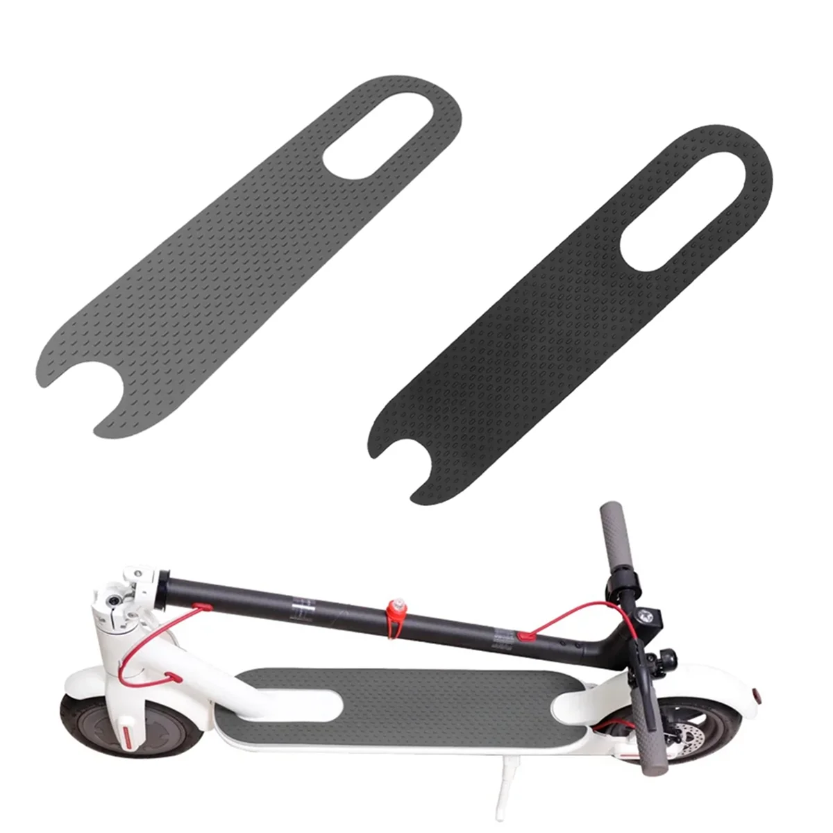 Black Silicone Foot Pad Mat Sticker for Xiaomi M365 1S Electric Scooter Skateboard Accessories Adhesive Pedal Cover Pad