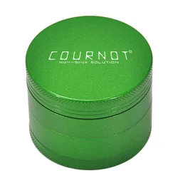 COURNOT Metal 63MM 4 Layers Chrsher Herb 4 Layers Herb Aluminum Alloy Non-Stick Accessories moledor de hierba