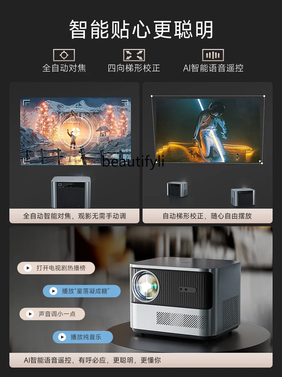 Proyector A61 D9 Inicio Resalte Proyector P móvil/portátil Ultra HD