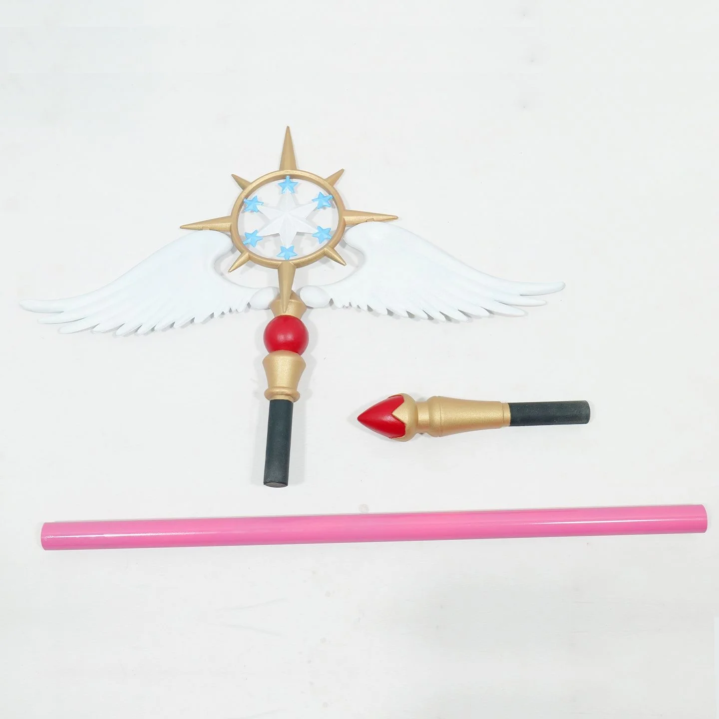 

99cm Model Toy New Periphery Cardcaptor Sakura Clear Card Kinomoto Sakura Cosplay Star Dream Stick Magic Wand Cosplay Props