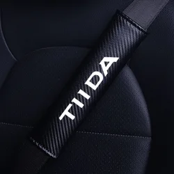 Car Seat Belt Adjustable Shoulder Pad For Nissan Tiida Car Accessories Car Shoulder Protector Pad Protection Shoulder Strap Pad