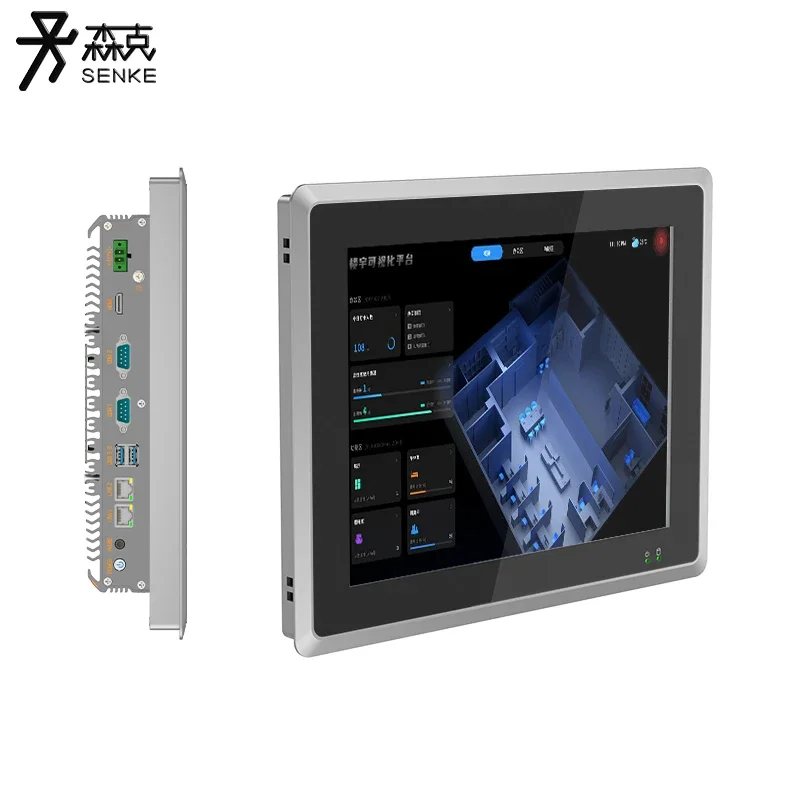 

10.4 12.1 15 17 19 Inch Automation Panel Pc Ip65 Win10 Linux Ubuntu Android Industrial Pc Pcap Touch Tablet Pc