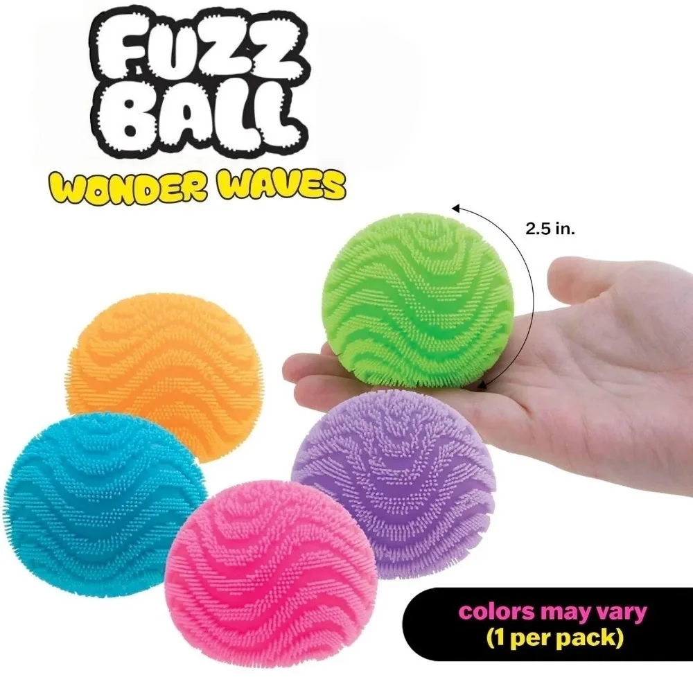 Fuzz Ball Squishy Stress Ball, Soft Fidget Squishy Fuzz Squeeze Ball for Adults,Anxiety Stress Relief Toys, Party Favors Gift for Adults, Fun Christmas Gift, Party Favors Gifts, Prizes for Students