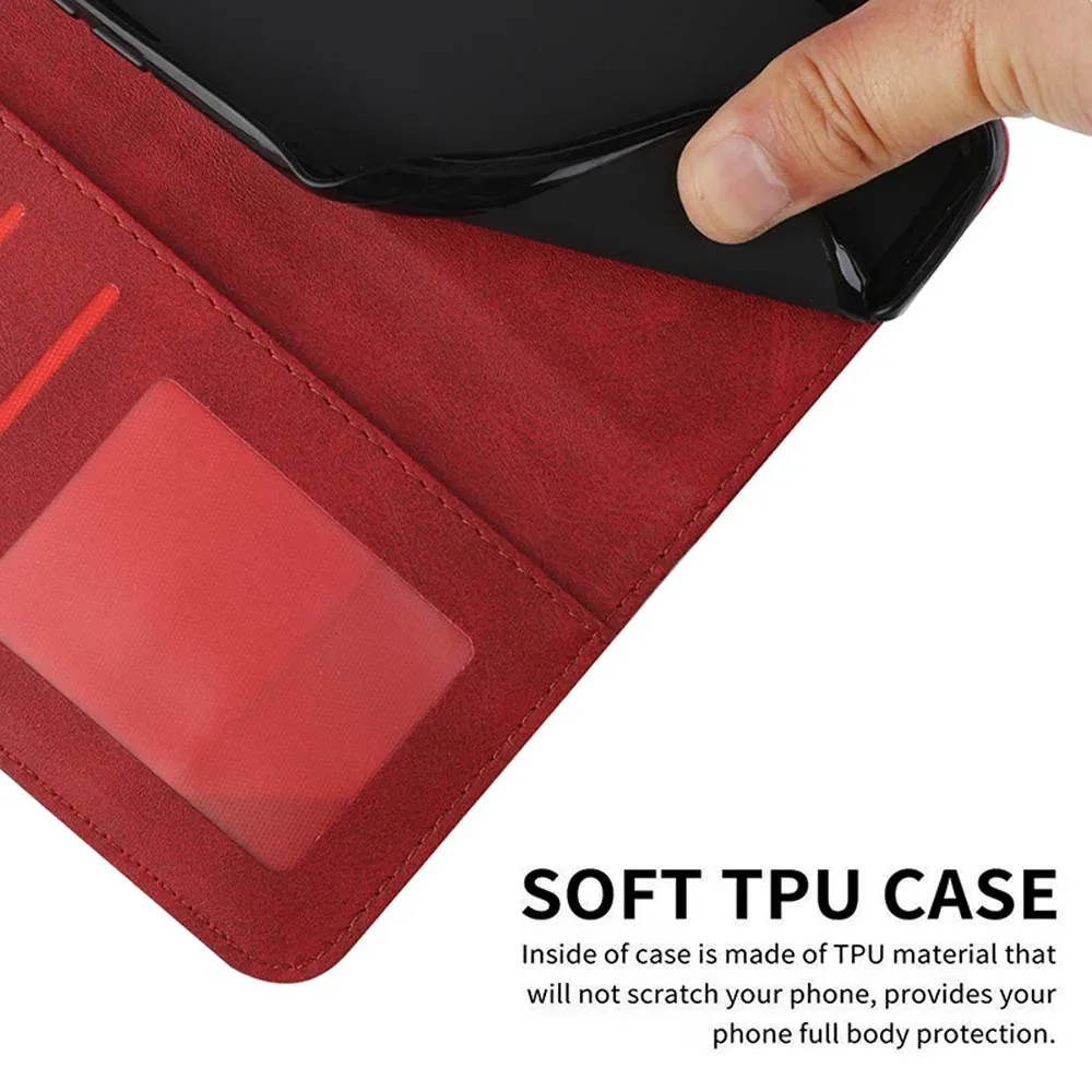 Para xiaomi redmi nota 13 caso magnético flip caso de telefone para funda xiaomi redmi nota 13 pro note13 pro + mais capa de couro f23h