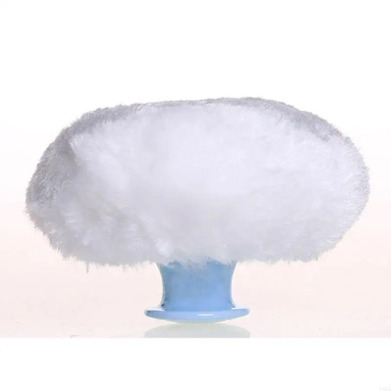 Y88D Cuerpo blanda Cosmético Cosmético Cuerpo bebé Talco Talco Pople esponja con caja