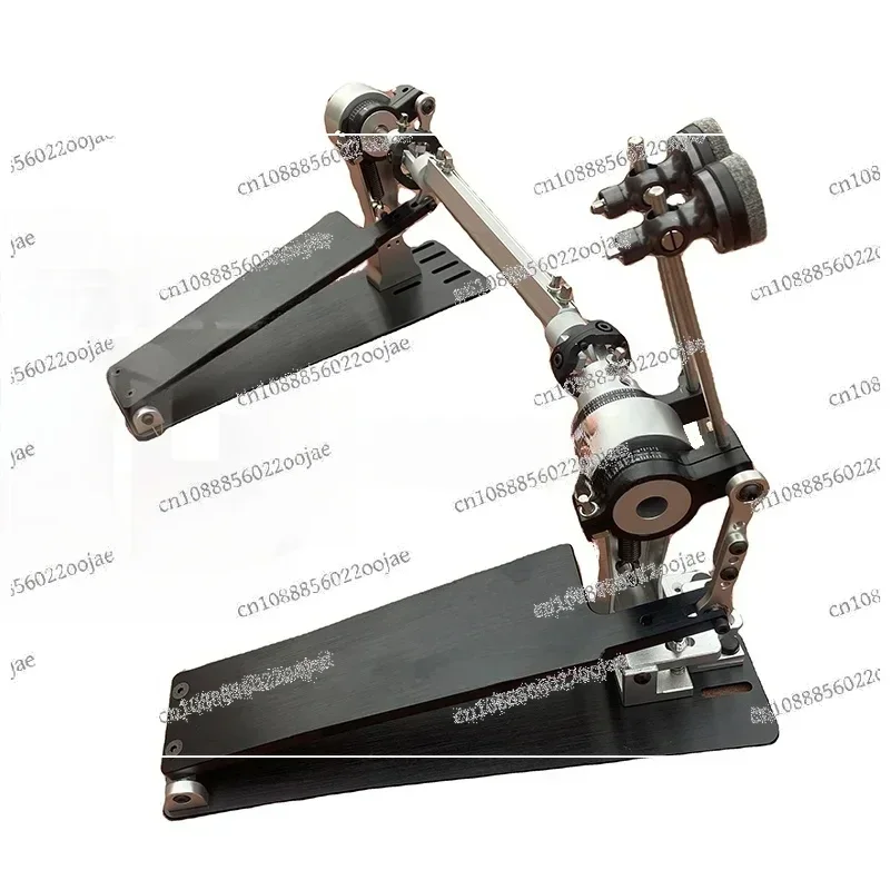 Long Board Speedy Direct Drive Shaft Cutting Jazz Aluminum Alloy Powerful Twin Pedal Kick Bass Drum Double