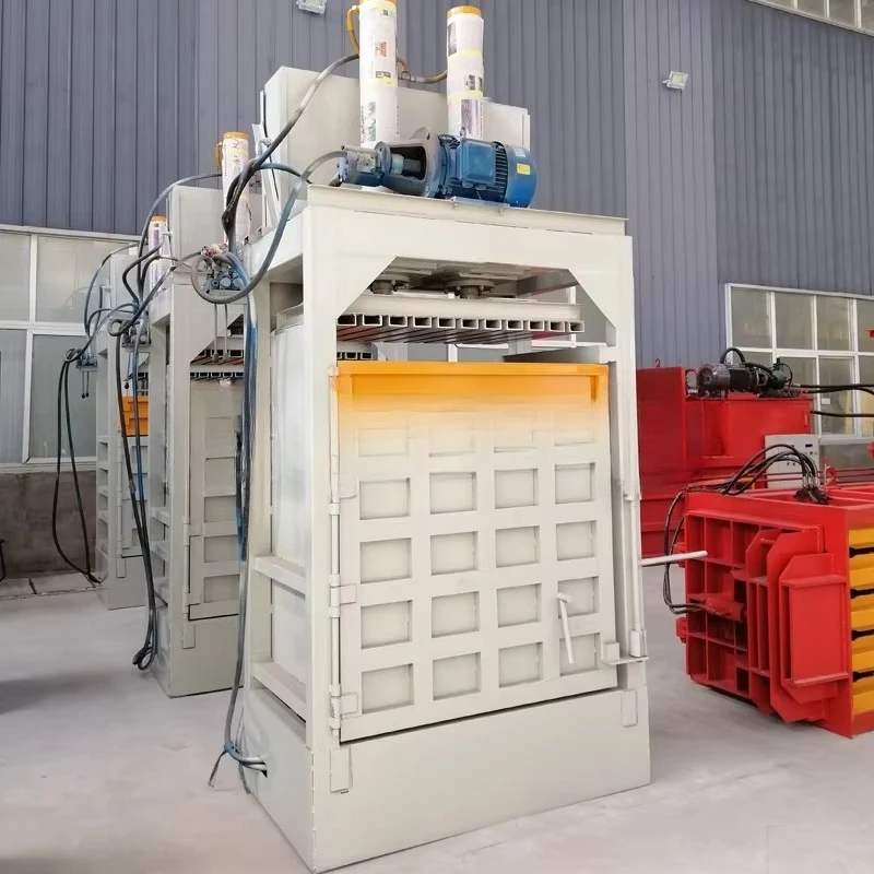 OEM Custom Industrial Vertical Hydraulic Baler 30 Ton for E Commerce Logistics Packaging Waste Cardboard Plastic Recycling