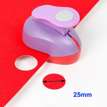 2.5cm karalama defteri yumruklar el yapımı kesici kart zanaat Calico baskı DIY Eva köpük delgeç delgeç şekil klip fotoğraf