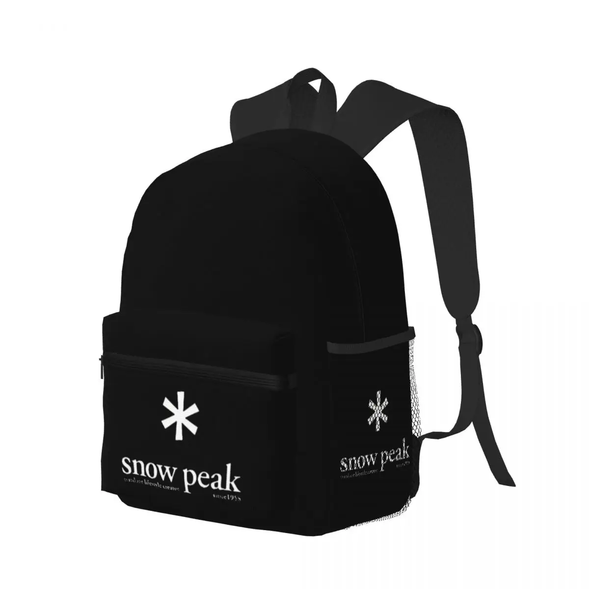 Mochila Snow Peaks, mochila escolar para estudiantes para hombres y mujeres, bolsas de lona para ordenador portátil de 16 pulgadas