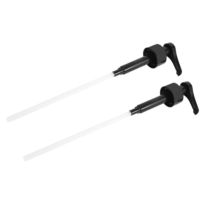 Dispenser cair hitam, 2 buah 1 Liter Dispenser pompa sirup untuk sirup Monin 10Ml pompa Dispenser botol jus panas