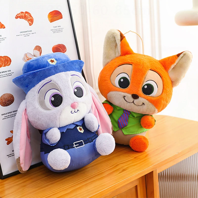 

Милая плюшевая игрушка Disney Zootopia Judy and Nick, мягкая кукла с лисой, детский подарок на день рождения, Рождество для детей, коллекция мягких игрушек