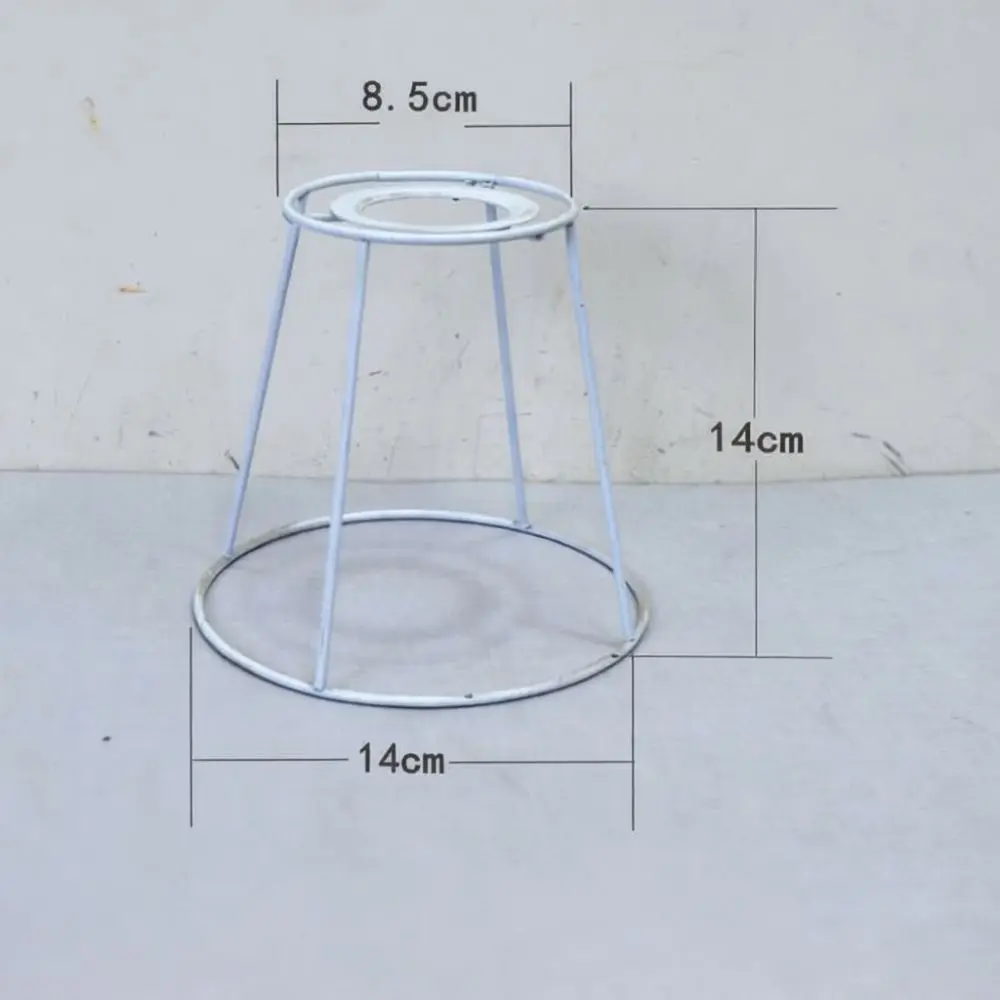 Modern Iron Lamp Shade Frame DIY Hardware Base For Craft Lighting Projects Compatible E27 Socket For Artisan Creators