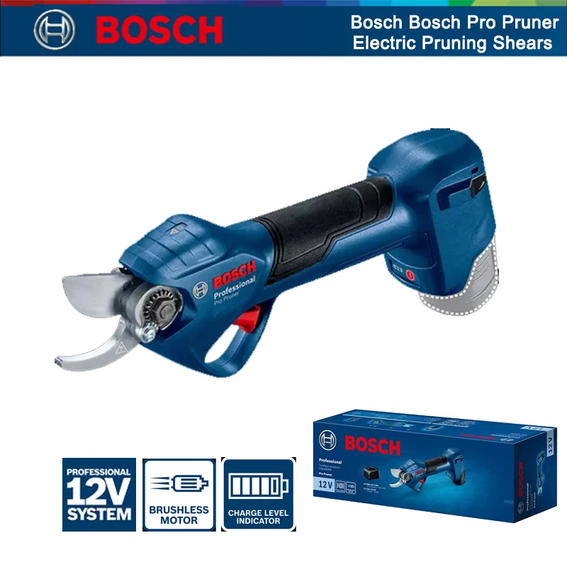 Bosch Pro Pruner Battery Powered Pruning Shears Brushless Motor Professional 12V Electric Scissors Bosch Garden Power Tool