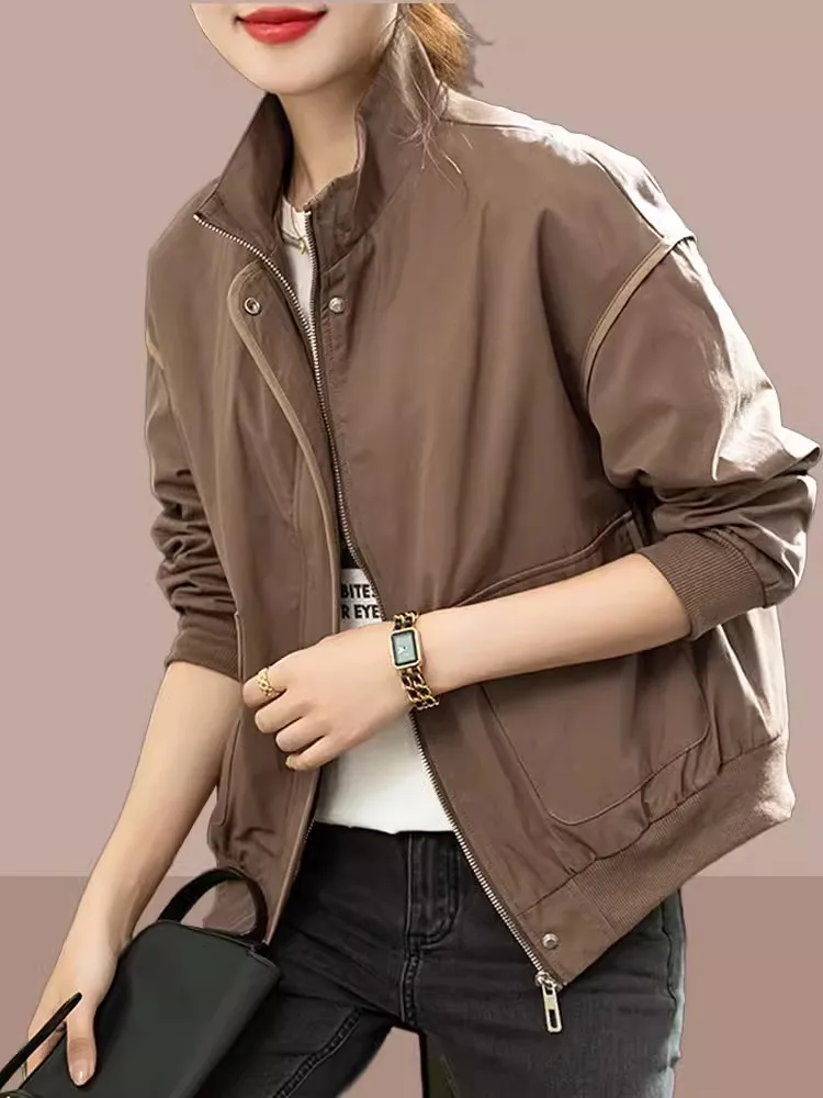 Women's Short Outcoat Spring and Autumn 2023 New Mother's Fashionable Noble Casual Versatile Short Work Jacket Top M999