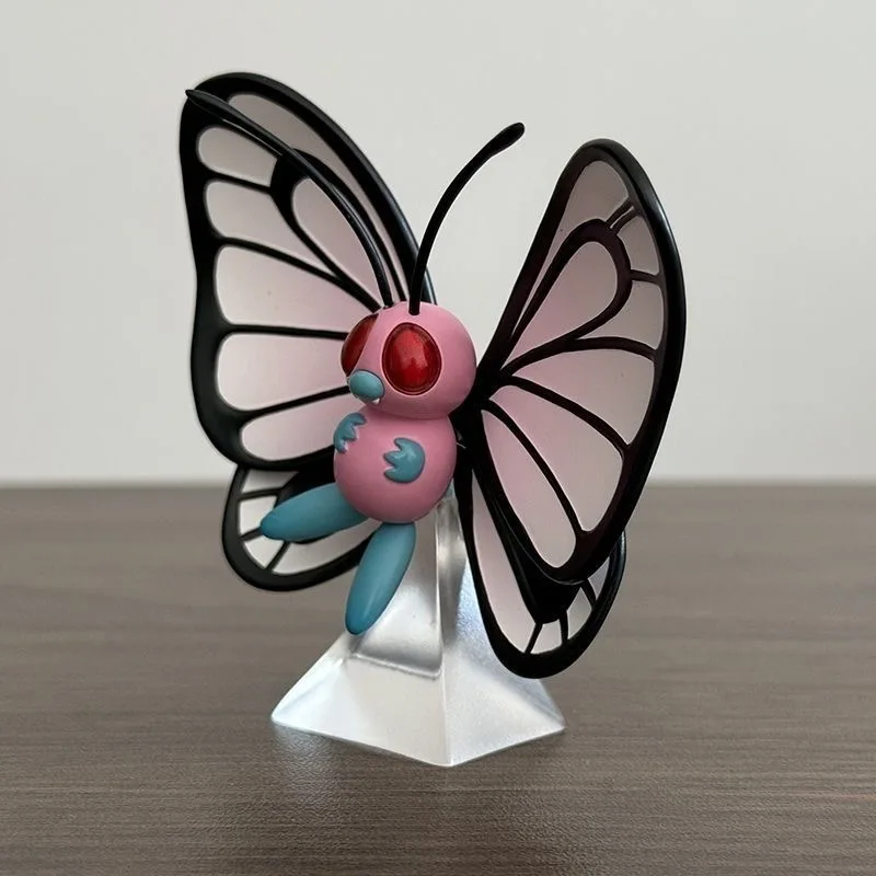 2025 New Hot Anime Pokemon Fairy 7cm Ba Big Butterfly Figure Model Desktop Ornament Toys Boys Birthday Gifts