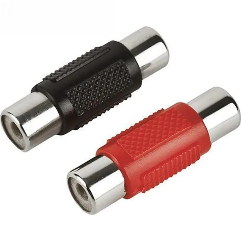 

50 pcs RCA Female to Female Adapter Jack AV Cable Joiner Coupler Audio Video Connectors