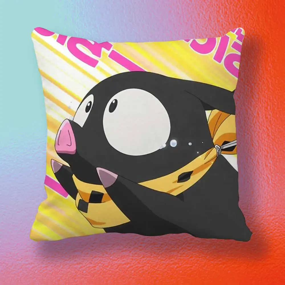 Anime Cute Ranma P Chan  Double-sided printed pillow cover Solid color minimalist pillowcase, fits all bedroom styles