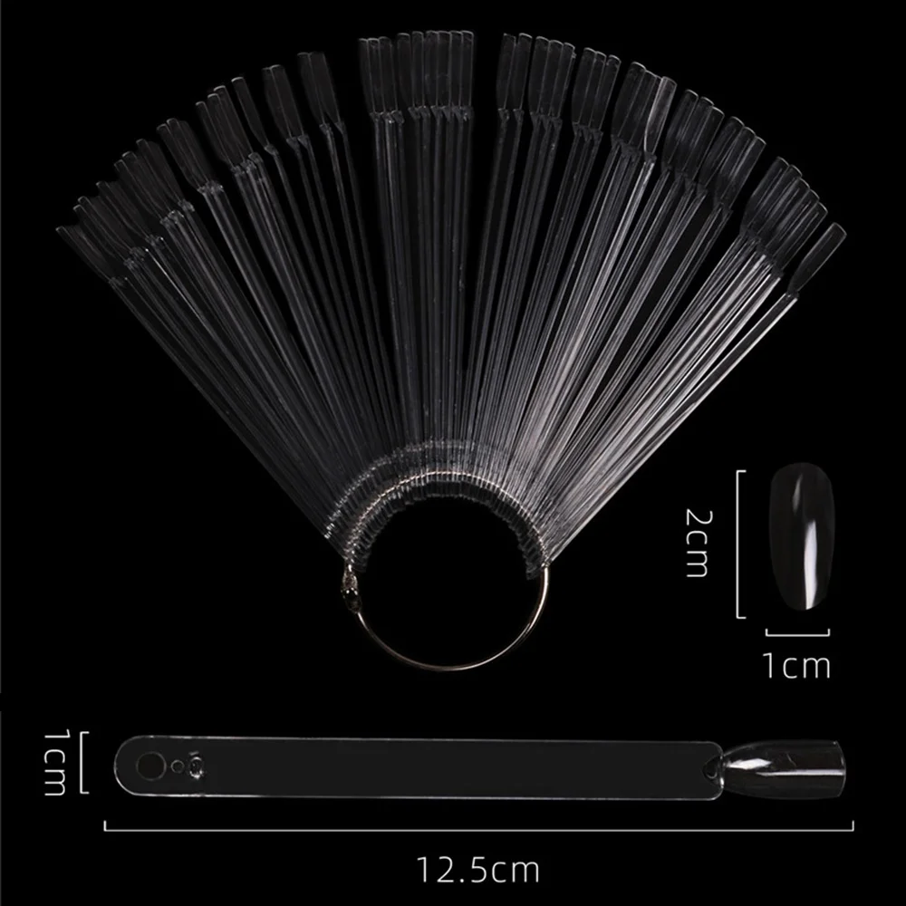 50 stuks valse nageltips kleurenkaart praktijk display tools manicure nail art tool kunstnagels set voor vrouwen salonbenodigdheden