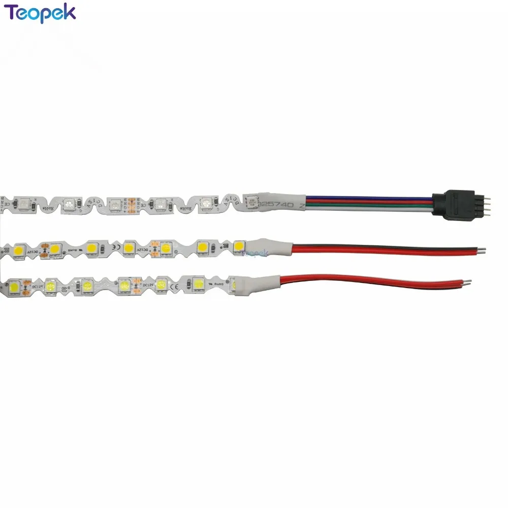 S Shape 5050 LED strip 60Led/m Free Bending LED tape, Cool white/warm white/RGB, DC12V/24V Non-waterproof 5m for Channel Letter