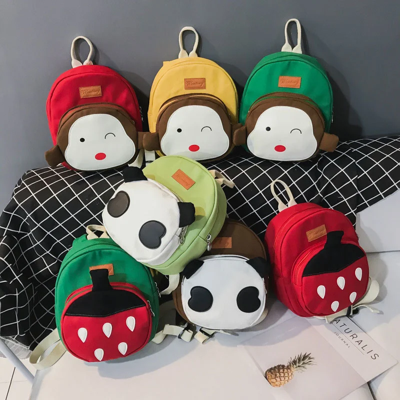 Children's Bags Boys Girls Kindergarten Backpack Cartoon Printed Children Backpack Kids Travel Bag Baby Cute Animal Schoolbag