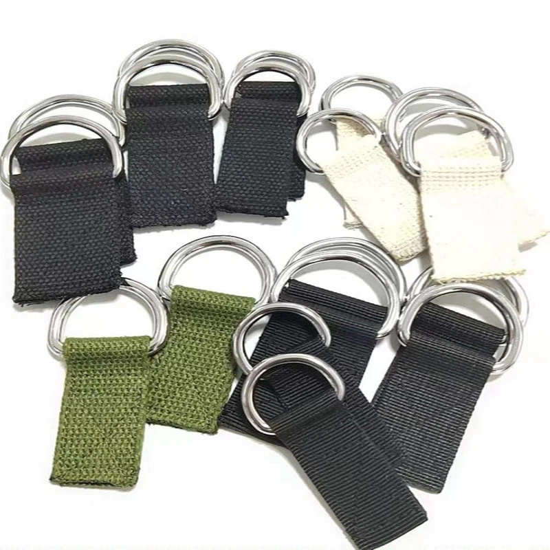 Bag Strap Upgrades Reinforced Side Tab Webbing D Ring Metal Buckle Polyester Cotton Crossbody Shoulder Strap Conversion Hardware