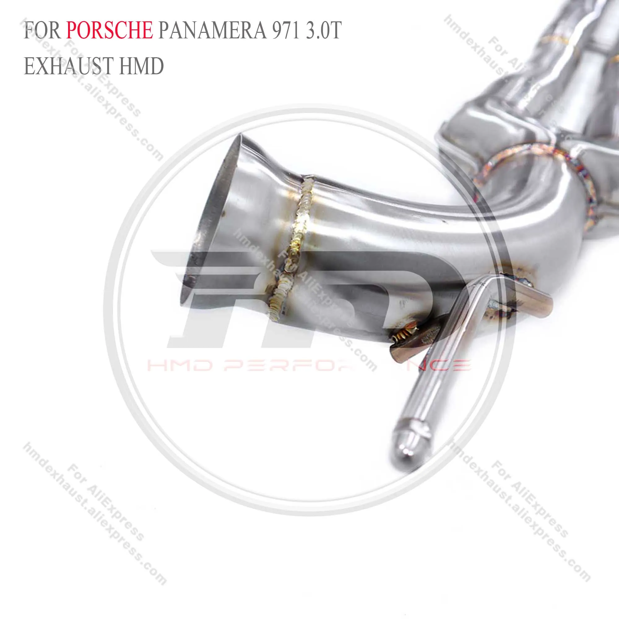 

High Quality Catback For Porsche Panamera 971 3.0T Euro V Stainless Steel Exhaust System Electronic Valve Muffler Tips