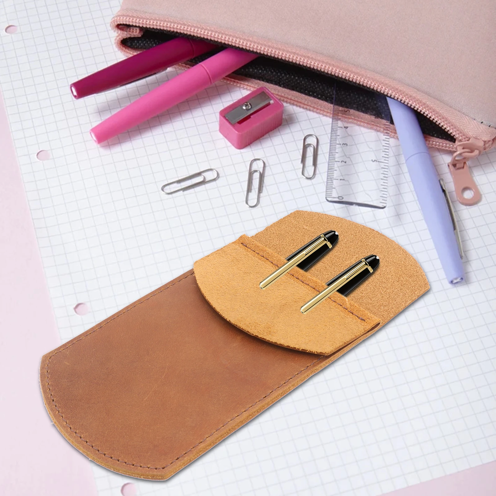 Astuccio per matite Camicia Tasca protettiva Portapenne Ufficio Scuola Affari Astuccio per penne resistente all'acqua per penne per carte