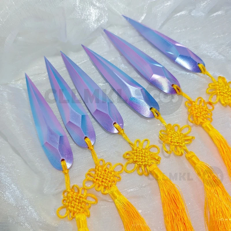 

Аниме фильм K Huntrix Zoey реквизит для косплея летающий нож аксессуар для женщин и мужчин Хэллоуин Cos ролевая игра