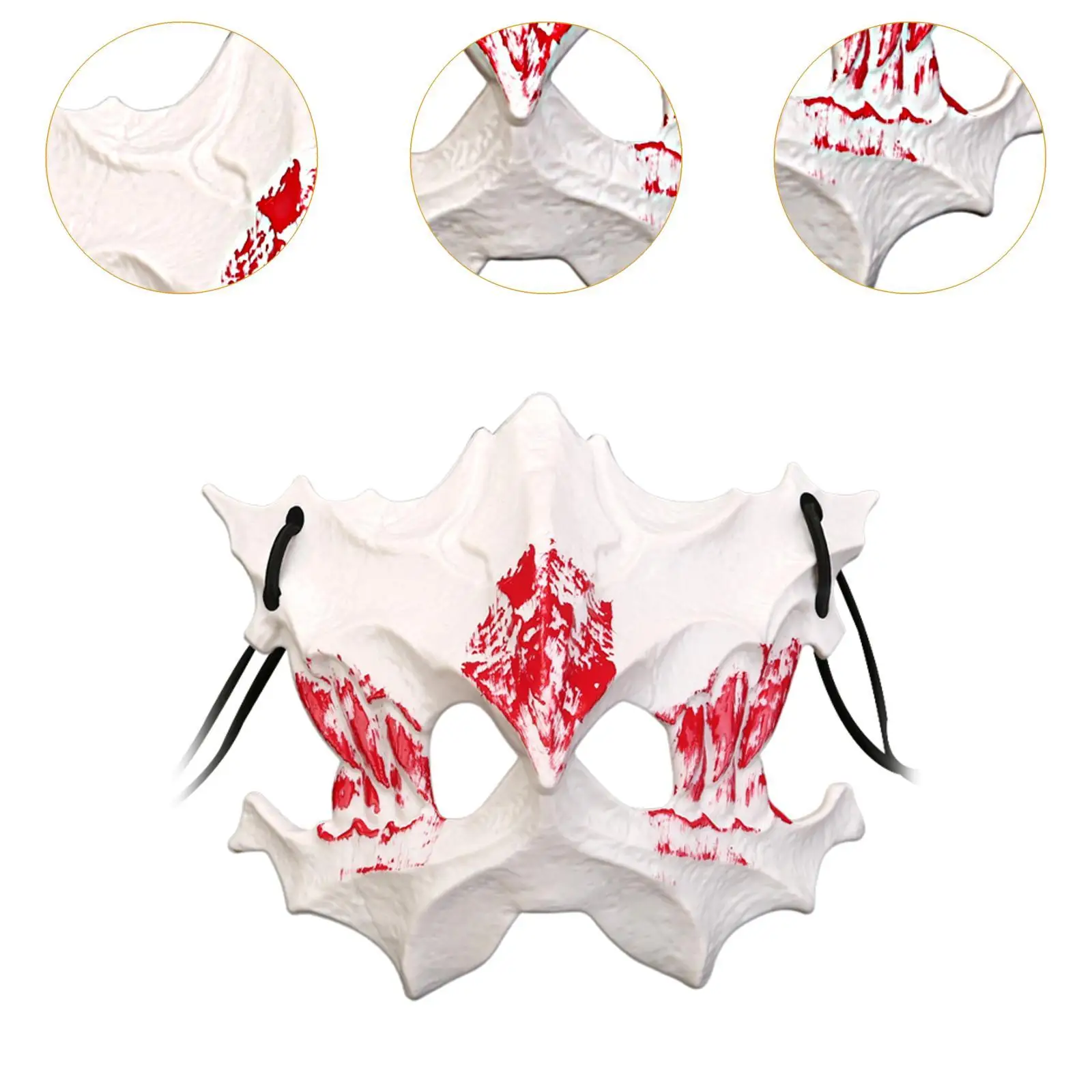 Halloween-Schädel-Maske, dekorative Maske, Foto-Requisite für Männer und Frauen, Gesichtsmaske für Spiel, Bühnenaufführung, Karneval, Party, Festival