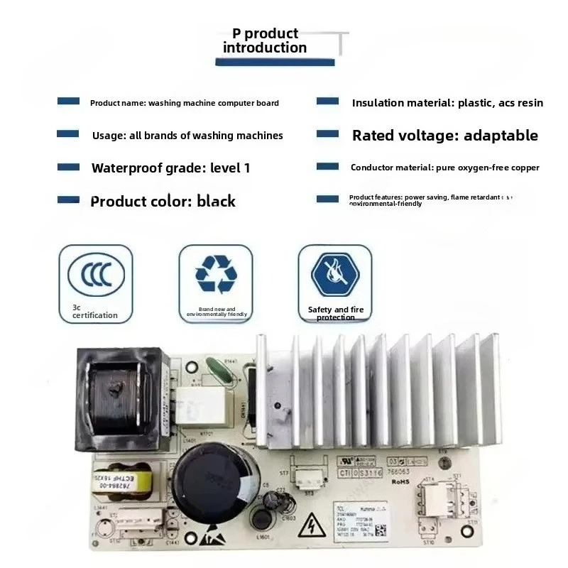 Used For TCL Washing Machine Inverter Drive Board 3C102-000298 Motor Control Circuit Board Replacement Spare Parts