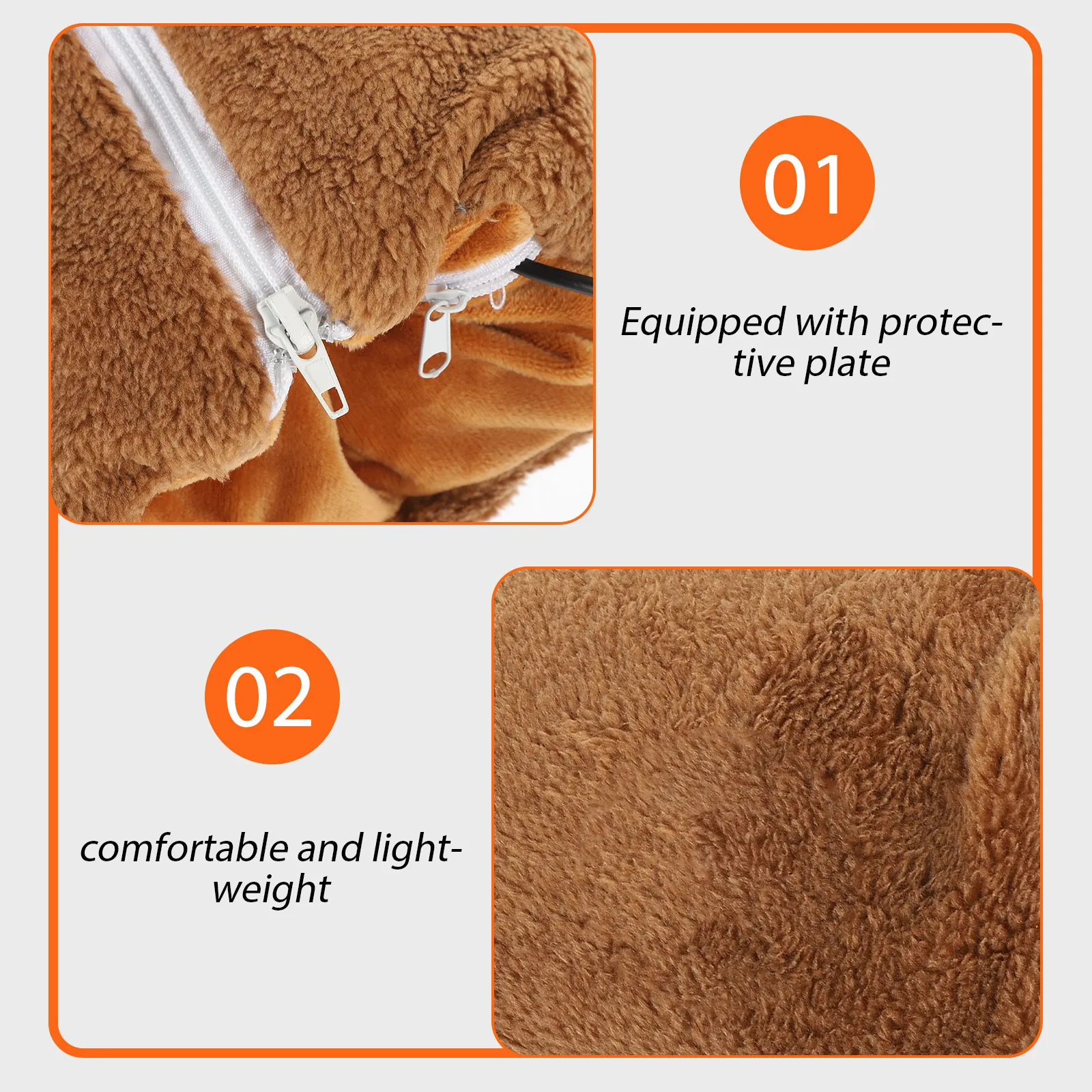 1 قطعة USB جهاز تدفئة محمول لينة مريحة خفيفة الوزن للرياضة في الهواء الطلق المشي لمسافات طويلة التخييم التزلج الشتاء العرض هدية عيد ميلاد