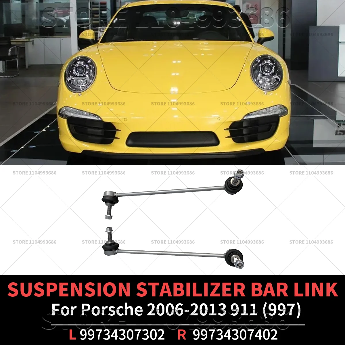 For 2006-2013 Porsche 911 (997) Front Suspension Stabilizer Bar Link OEM 99734307302 99734307402 99734307303 99734307403