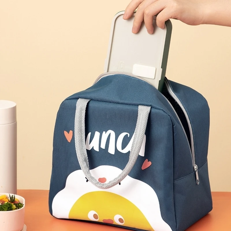 新型2026年断熱ランチバッグ、小学生用携帯防水食品容器、ボウルバッグ、手持ちデザイン