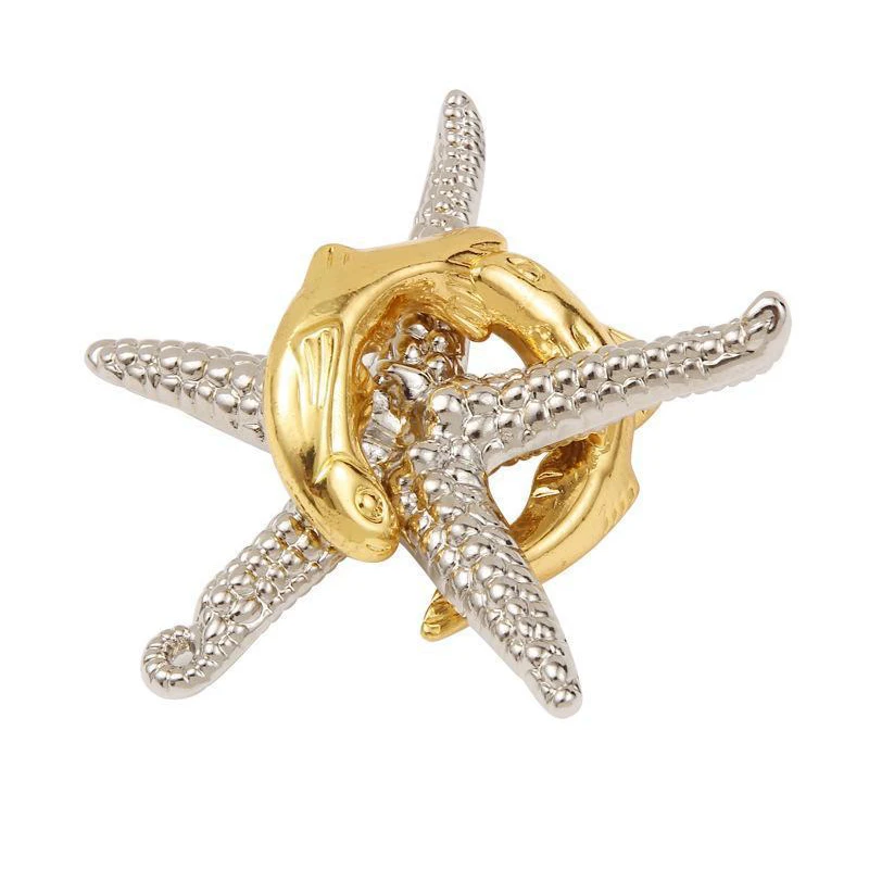 Металлическая головоломка «Морская звезда» в океане, волшебная логическая тренировка IQ, головоломка, распятие, развивающие игры, новые подарки для детей