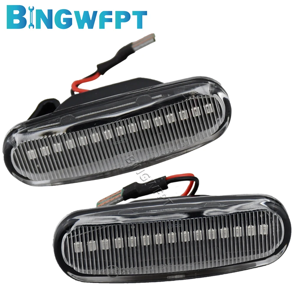 1 par para fiat panda punto evo stilo qubo para peugeot citroen lancia musa 350 dinâmico led luz marcador lateral lâmpada de sinal volta