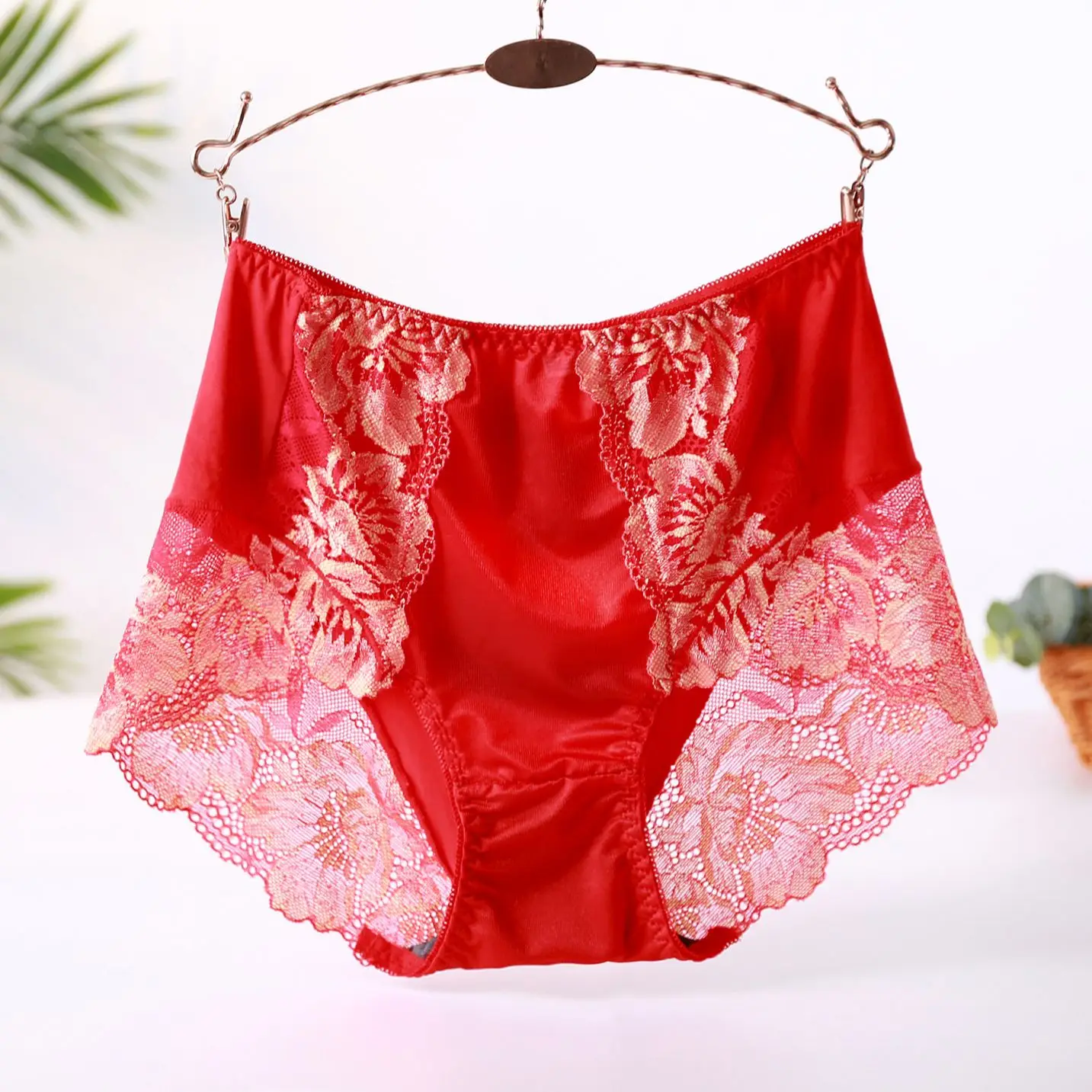 2pc Plus Size 4XL 120kg Seamless Women Hollow Out Panties Underwear Comfort Lace Briefs Female Sport Panty Soft Lady Lingerie