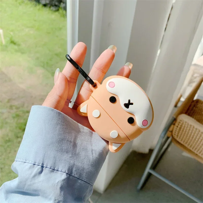 Funny Cute genshin ghost For AirPods 4 Pro 32 Case Silicone Kawaii luminous Protector Hu Tao Anime Earphone For AirPods Pro Case