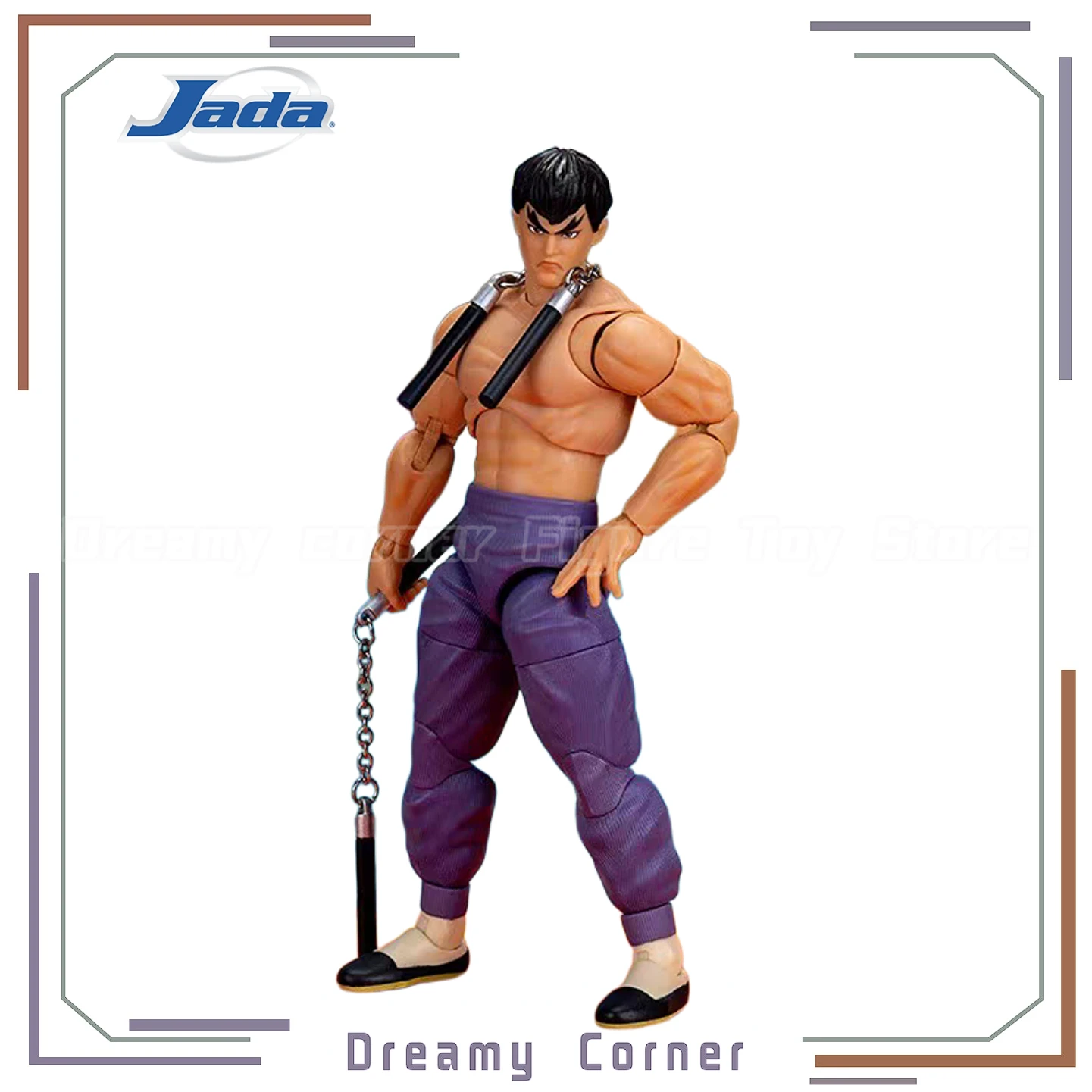 

【In Stock】Original Jada Toys Ultra Street Fighter II: The Final Challengers Fei-Long 2024 Limited Edition 1/12 Action Doll