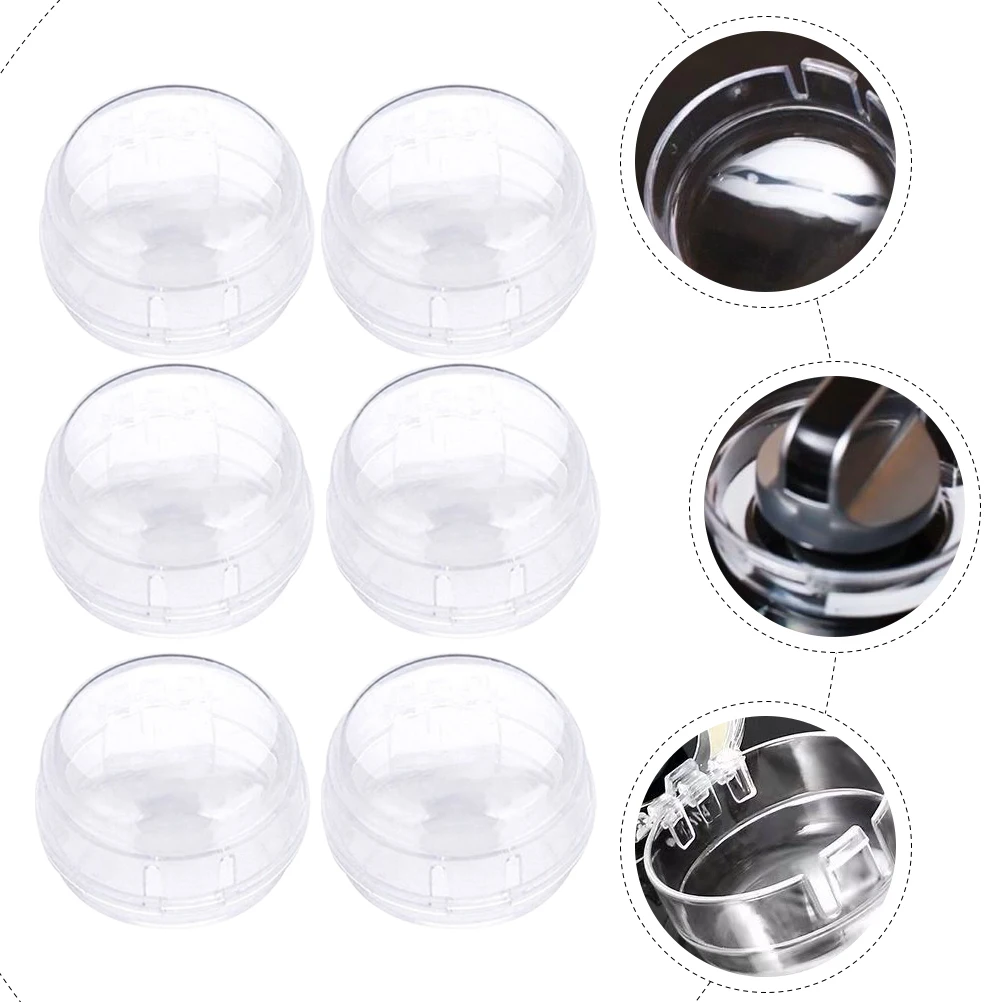 

8pcs Stove Knob Covers Child Safety Guard Gas Stove Protective Covers Universal Kitchen Safety Accessories Proof Lock