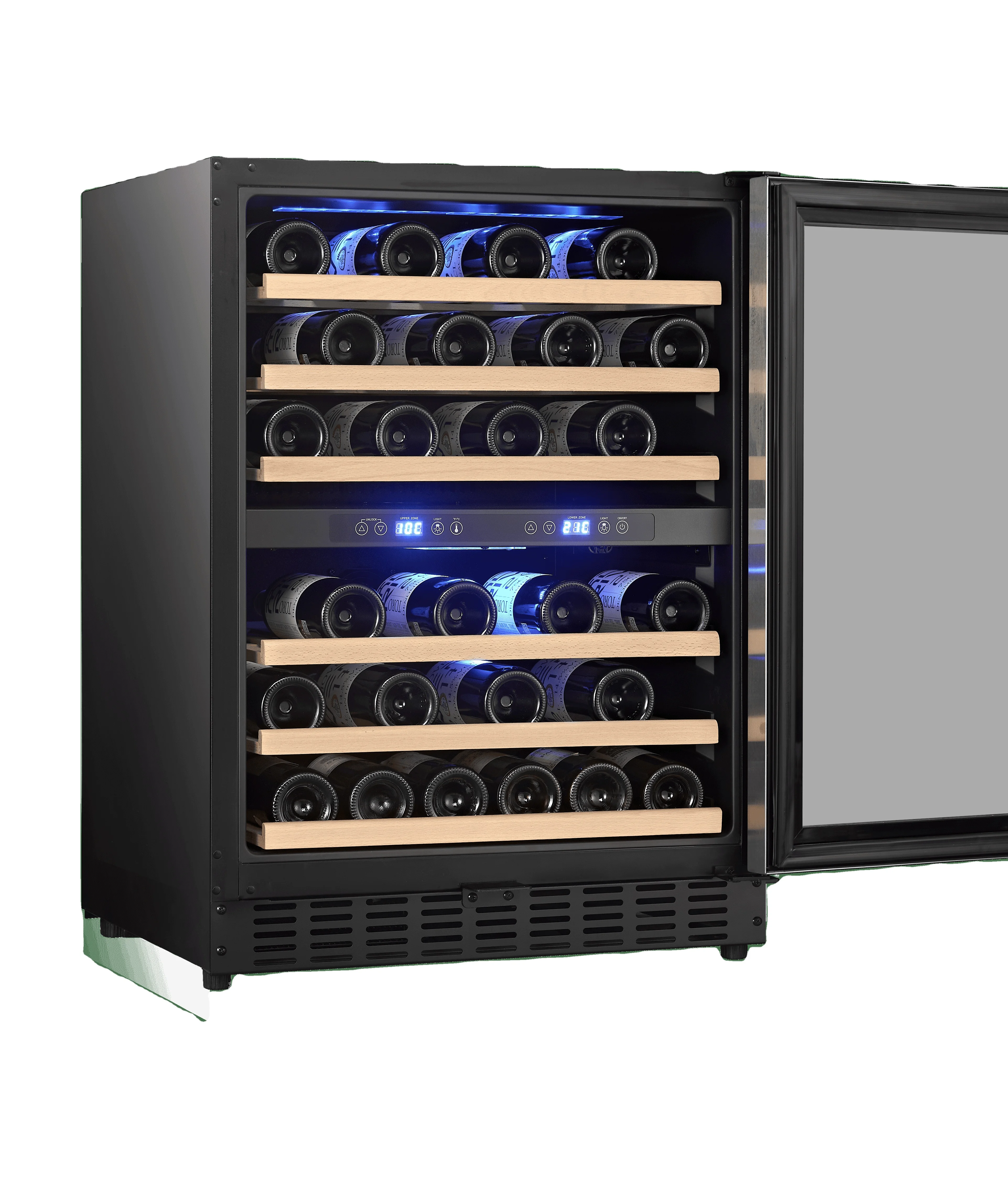 Compressor Wine Cabinet Refrigerator Stainless Steel Wine and Beverage Cooler Wine Freezer