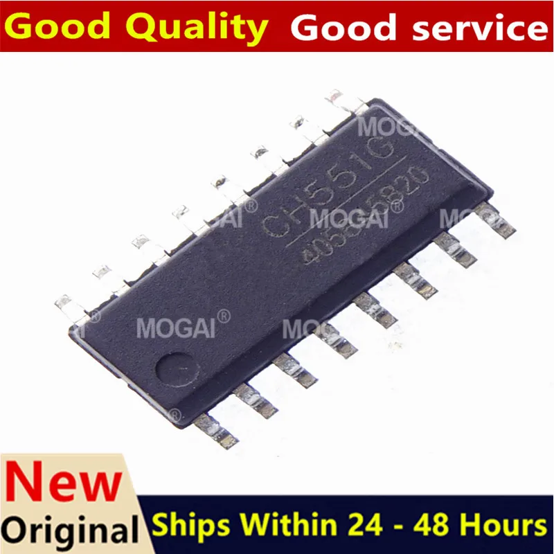 (5piece)100% New CH551G CH552G sop-16 Chipset