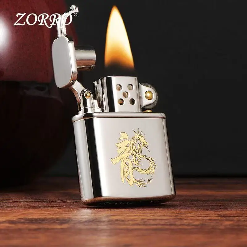 

Зажигалка ZORRO Kerose Fuel Constantin из чистой меди, старомодные и ностальгические зажигалки, аксессуары для курения дыма