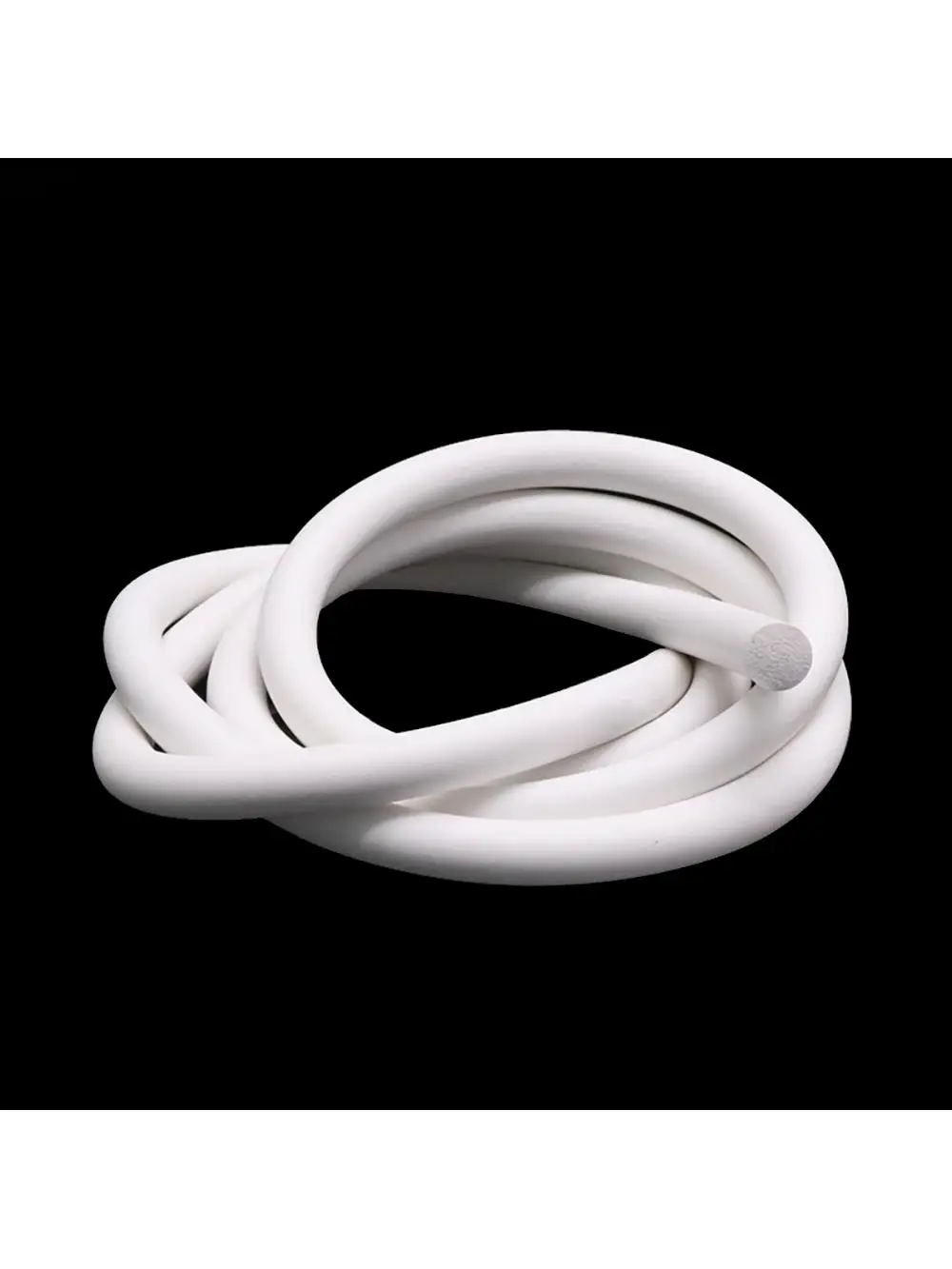 Bande ronde en mousse de Silicone, 1mm 1.5mm 2mm 2.5mm-25mm, cordon moussant rond, bandes d'éponge, bande d'étanchéité résistante aux hautes températures