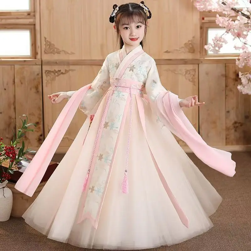 فستان هانفو الصيني الجديد للفتيات